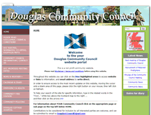 Tablet Screenshot of douglascommunitycouncil.info